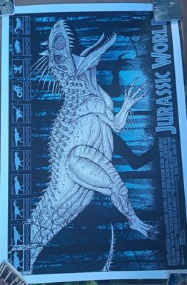 Jurassic World Mondo poster by Dan Mccarthy 24" x 36" | eBay Europe (Buy It Now)