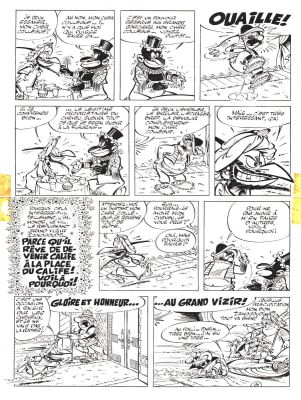 Tabary | IZNOGOUD, planche originale 3 La figurine magique | Galerie Napoléon