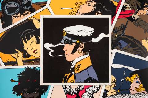 Pratt Hugo - "Corto Maltese: Les personnages", 1990 | Urania Casa d’Aste