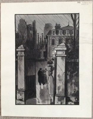 Jacques Tardi | Illustration de Tardi pour Voyage au bout de la nuit | 2DGalleries