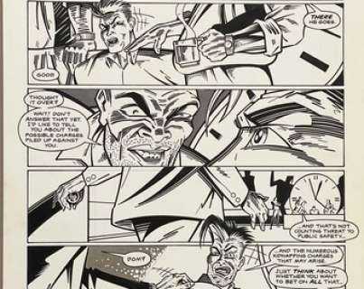 Pander Brothers | Grendel: Devil’s Legacy #8 / Pg. 7 - Original Page by the Pander Brothers | Pander Brothers
