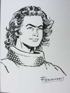 Craenhals, François - Dessin original - Chevalier Ardent | Catawiki