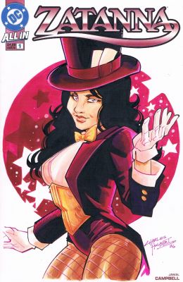 Charles Holbert, Jr | Zatanna Sketch Cover Dc | TDArt