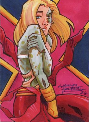 Charles Holbert, Jr | Tdart 2026 X-Men Sketch Card Drop #33 - Husk - Generation X | TDArt