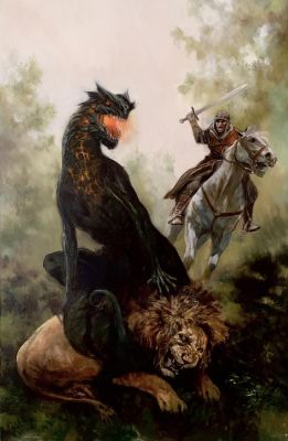 Grella Paolo | Yvain le Chevalier au Lion Tome 2 Couverture Originale | Galerie Napoléon