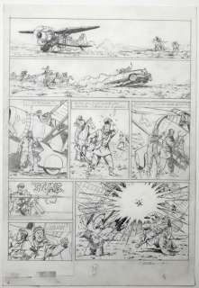 Berserik Teun Blake... | BERSERIK Teun Blake et Mortimer Planche préparatoire... | Vermot et Associés