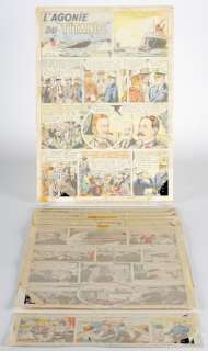 Rigot, Robert (1908-1998) | "L’agonie du Titanic", encre de chine et encres de couleur… | Stanley’s Auction
