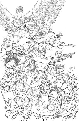 Giant Size X-Men Angel variant cover | Black Diamond