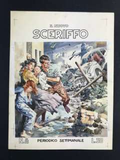 Nuovo Sceriffo #8 - Ferdinando Tacconi - original cover - (1957) | Catawiki