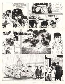 William Vance (1935-... | XIII - Lachez les chiens Encre de Chine sur papier... | Tessier Sarrou