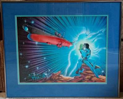 Original Ken Steacy Painted Cover Art Star Blazers #3 (Comico, 1987) Signed Art