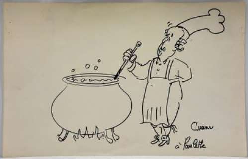 Emmanuel Chaunu - caricaturiste et dessinateur de presse -… | Arthema Auction