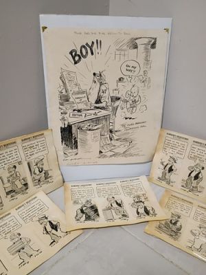 1968 Original Comic Strip Art Hambone’s Meditations Unique Americana Piece #16 | eBay US (Buy It Now)