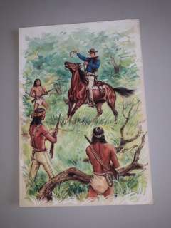 A. Baita - 7x original illustr. x "Sui sentieri del Kansas" - Page volante - Other - (1963) | Catawiki