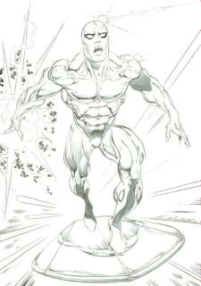 Silver Surfer - Original Artwork by Claudio Castellini - Page volante - EO | Catawiki