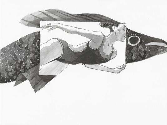 Molly Mendoza | Swim Fish | Athenaeum Comic Art