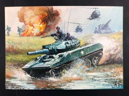 GianCravero - original illustr. "Esercito Americano" - Page volante - EO | Catawiki