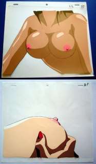 Orchid Emblem, G-Taste - 2x animation cell + drawing - Erotic Manga - Other | Catawiki