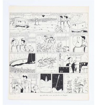 Lot 942 - BREYSSE, F. A. (1907-2001). OSCAR HAMEL ET ISIDORE. LES CONQUÉRANTS DE L’INFINI | Zwiggelaar Auctions