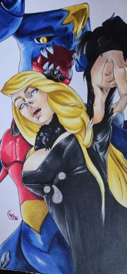 Camilla and Garchomp Pokémon Illustration | Raremarq (Buy It Now)