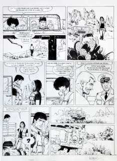 Vance | XIII, planche n°30 Ã  l’encre de Chine de l’épis… | Banque Dessinée