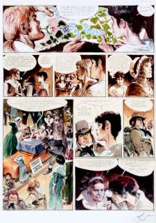 Follet | Terreur, planche n°24 Ã  la gouache du premier to… | Banque Dessinée