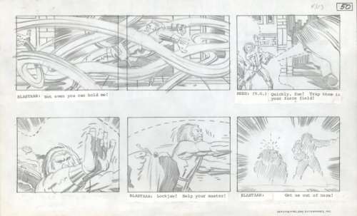 Jack Kirby | The New Fantastic Four animation Storyboard | La French Collection