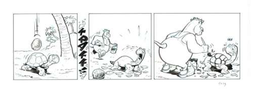 Boes - Originele strook uit Boes Integraal 7 - Taille: 43 x 15 cm. | Catawiki