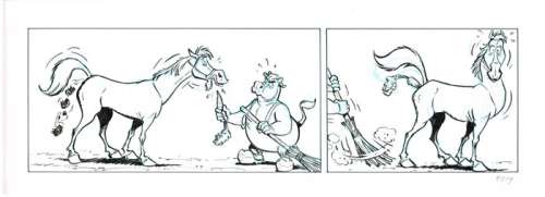 Boes - Originele strook uit Boes Integraal 7 - Taille: 43 x 15 cm. | Catawiki