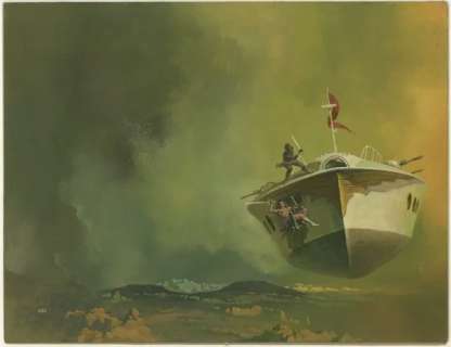 173: D‘Achille original cover painting The Gods of Mars