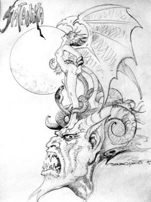 Esteban Maroto | Maroto - Satanika And Satan | ComicArtFans Classifieds