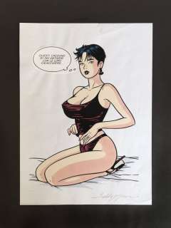 R. Baldazzini - stampa con colore Chiara Rosenberg - Page volante - (2000) | Catawiki