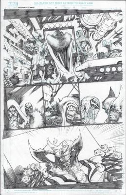 Spider-Man and Wolverine Issue 9 Page 12 vs Doom & Arachnix, Gerardo Sandoval | Comix Art Studio