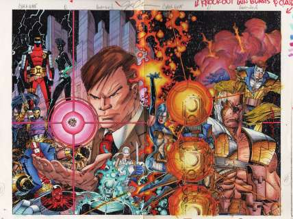 Cyberforce 0 Cover Paint Joe Chiodo | ComicArtFans Classifieds