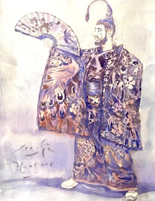 Gradimir Smudja | Original illustration cm. 28x36. Signed. Code 2184. | Segni e Disegni