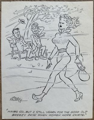 Paul Murry | Paul Murry - Girlie Cartoon - 1950‘S | ComicArtFans Classifieds
