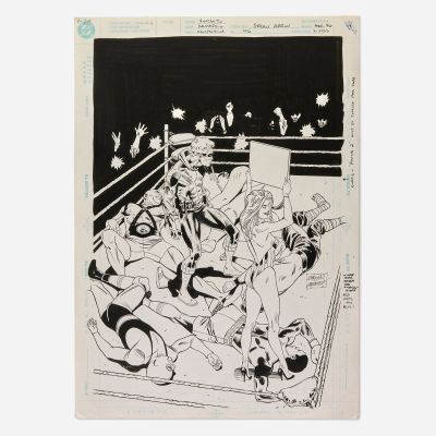 Rodolfo Damaggio and Robert Campanella, Green Arrow #106 Cover Original Art (DC Comics, 1997) | Landry Pop Auctions