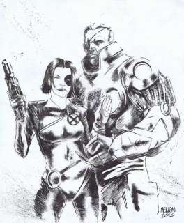 Kevin Mellon - Domino & Cable (Marvel) issue #Illustration (N/A)