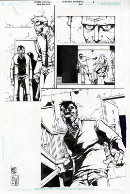 Giuseppe Camuncoli, Lorenzo Ruggiero | Giuseppe Camuncoli - "Hellblazer" #206, Page 2 | ComicArtFans Classifieds