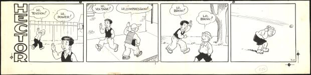 Unknown Artist | Hector daily strip | Galerie Laqua
