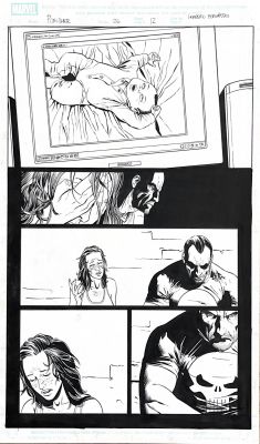 Leandro Fernandez, Scott Koblish | Punisher Max I26 P12 | ComicArtFans Classifieds