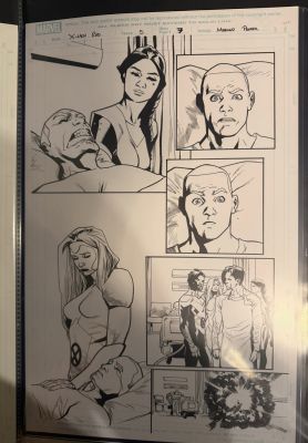 Mahmud Asrar | X-Men Red Issue 5 Page 7 | ComicArtFans Classifieds
