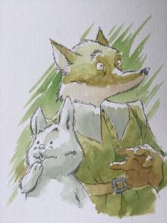 De Cape et de Crocs  - Illustration Couleurs  sur Papier Vergé Épais | Catawiki