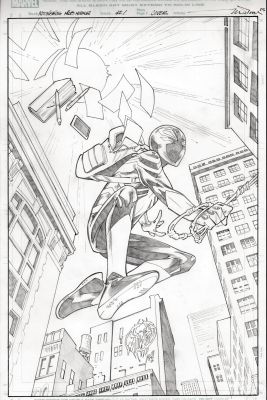 Paco Medina | Miles Morales Cover Art | ComicArtFans Classifieds