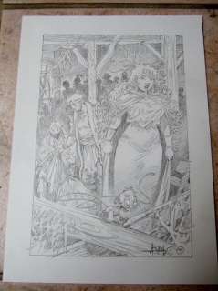 Aouamri, Mohamed - Dessin original - La Quéte de l’oiseau du temps - Mara - (2009) | Catawiki