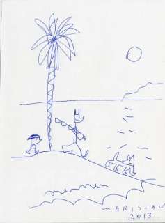 ART ORIGINAL MARISCAL TAMAÃ‘O 21 X 28 PREMIOS HAXTUR