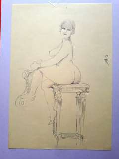 Leone Frollo - original illustr. "La madama abbondante" - Page volante - EO | Catawiki