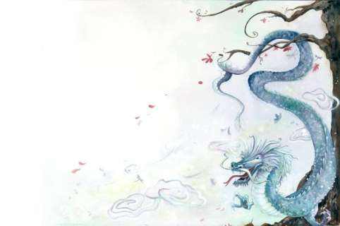 Polo, Ida - Dessin original en couleur  - La Voix du Vent - Dragon sacré | Catawiki