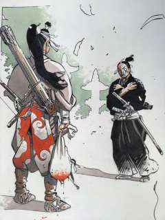 Michetz, Marc - Dessin original en couleur -  Projet pour une sériegraphie - Kogaratsu (2018) | Catawiki