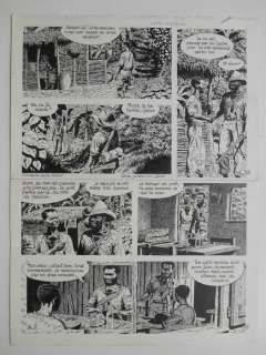 Auclair, Claude | Original page  - Le Sang du flamboyant  - (1985) | Catawiki